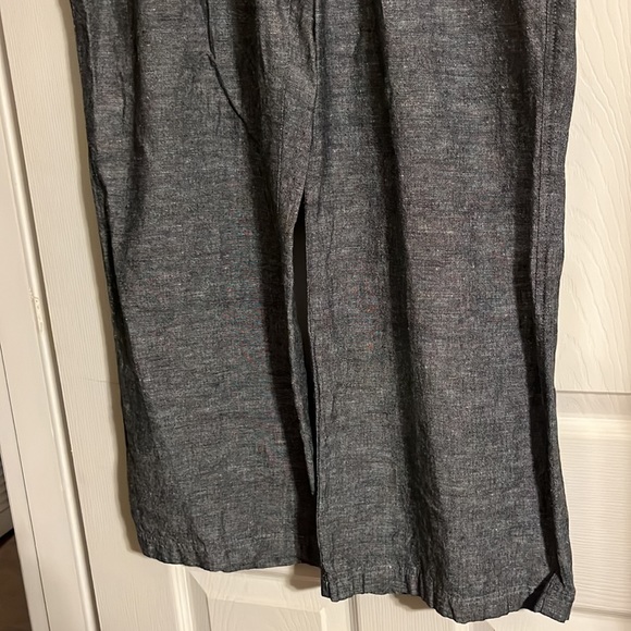 Soho street linen blend large pants - Picture 2 of 7